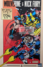 Load image into Gallery viewer, Wolverine &amp; Nick Fury: Scorpio Rising Comic Book Cover Art by Shawn McManus
