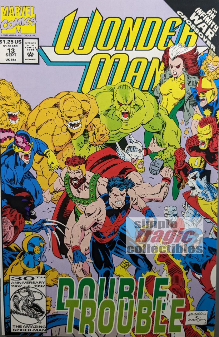 Wonder Man #13 Comic Book Cover Art by Jeff Johnson