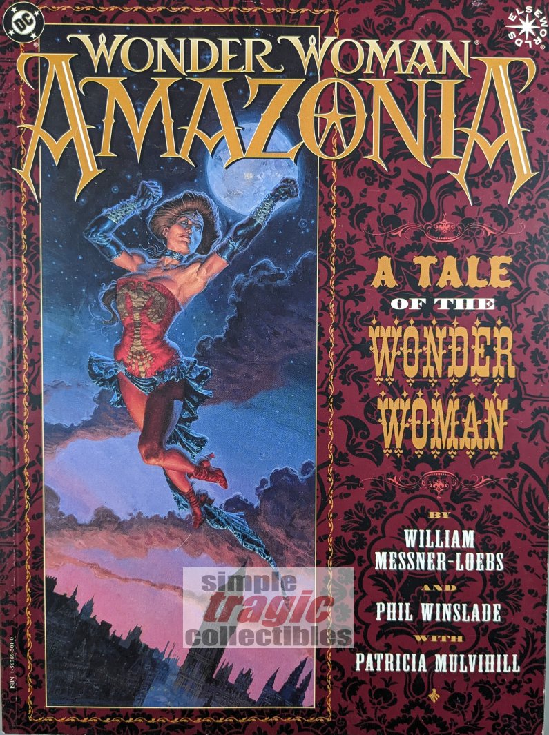Wonder Woman: Amazonia Graphic Novel Cover Art by Phil Winslade