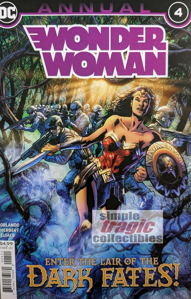 Wonder Woman Annual #4 Comic Book Cover Art