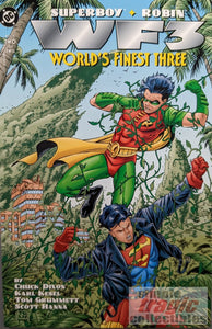Superboy Robin World's Finest Three #2 Comic Book Cover Art