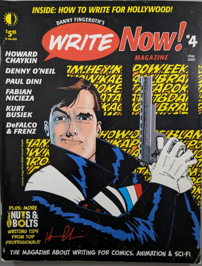 Write Now! Magazine (2002) #4 Cover Art by Howard Chaykin