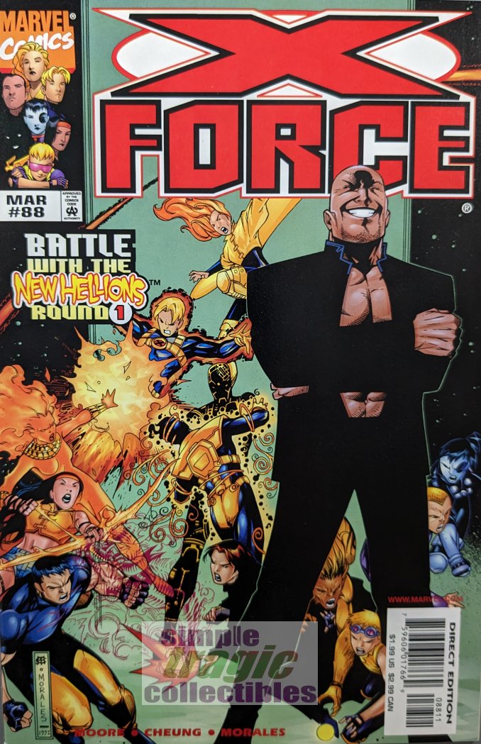 X-Force #88 Comic Book Cover Art