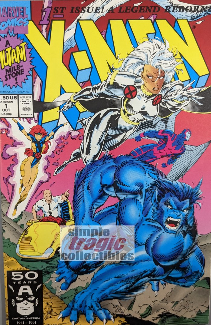 X-Men #1 Comic Book Cover Art by Jim Lee
