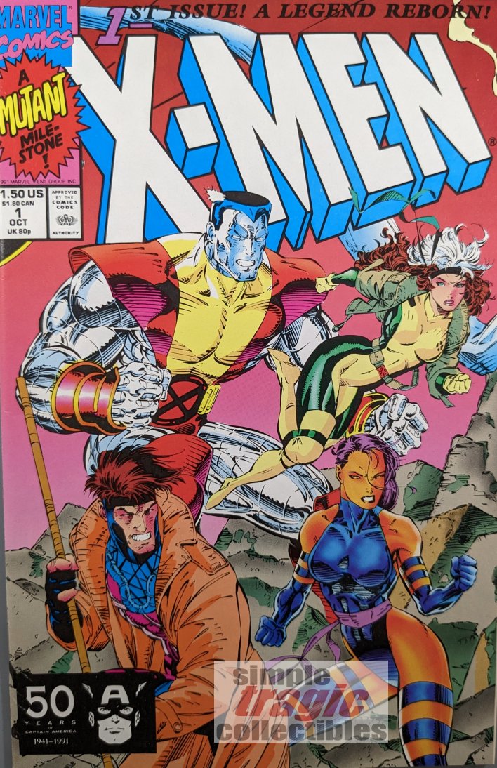 X-Men #1 Comic Book Cover Art by Jim Lee