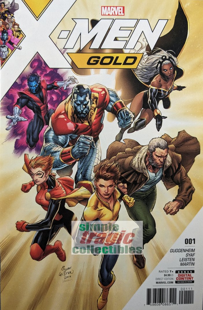 X-Men Gold #1 Comic Book Cover Art