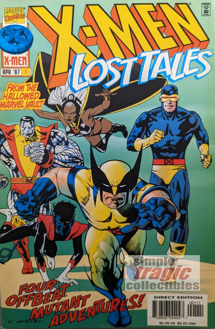 X-Men: Lost Tales #1 Comic Book Cover Art by Kevin Nowlan