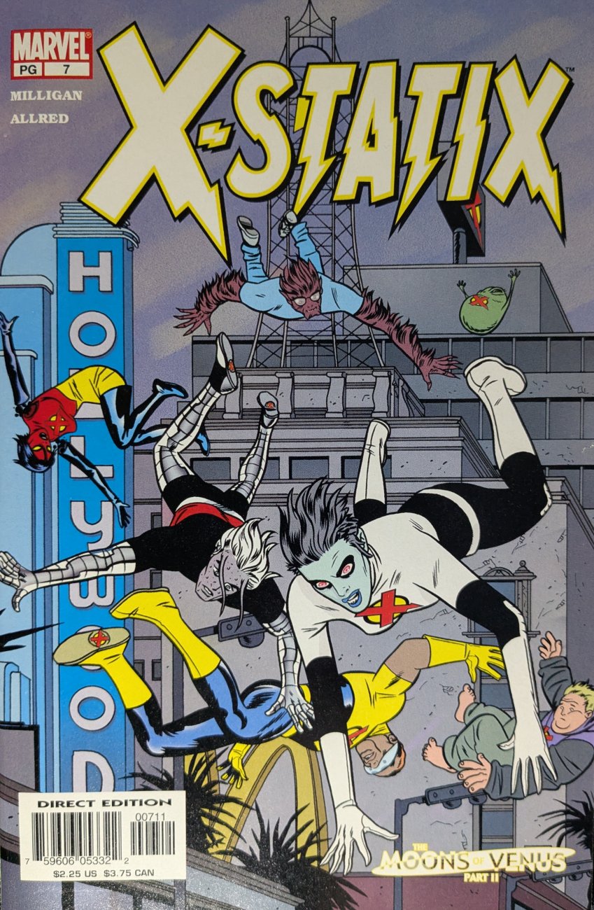 X-Statix #7 Comic Book Cover Art by Michael Allred