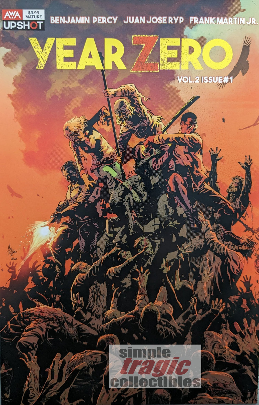 Year Zero Vol 2 #1 Comic Book Cover Art by Mike Deodato Jr.