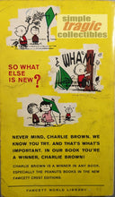 Load image into Gallery viewer, You're A Winner, Charlie Brown by Charles M. Schulz Back Cover Art
