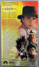 Load image into Gallery viewer, The Adventures Of Young Indiana Jones: Chapter 18 - Treasure Of The Peacock's Eye (1992) - VHS Cassette Back Cover Art
