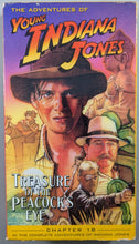 Load image into Gallery viewer, The Adventures Of Young Indiana Jones: Chapter 18 - Treasure Of The Peacock's Eye (1992) - VHS Cassette Front Cover Art
