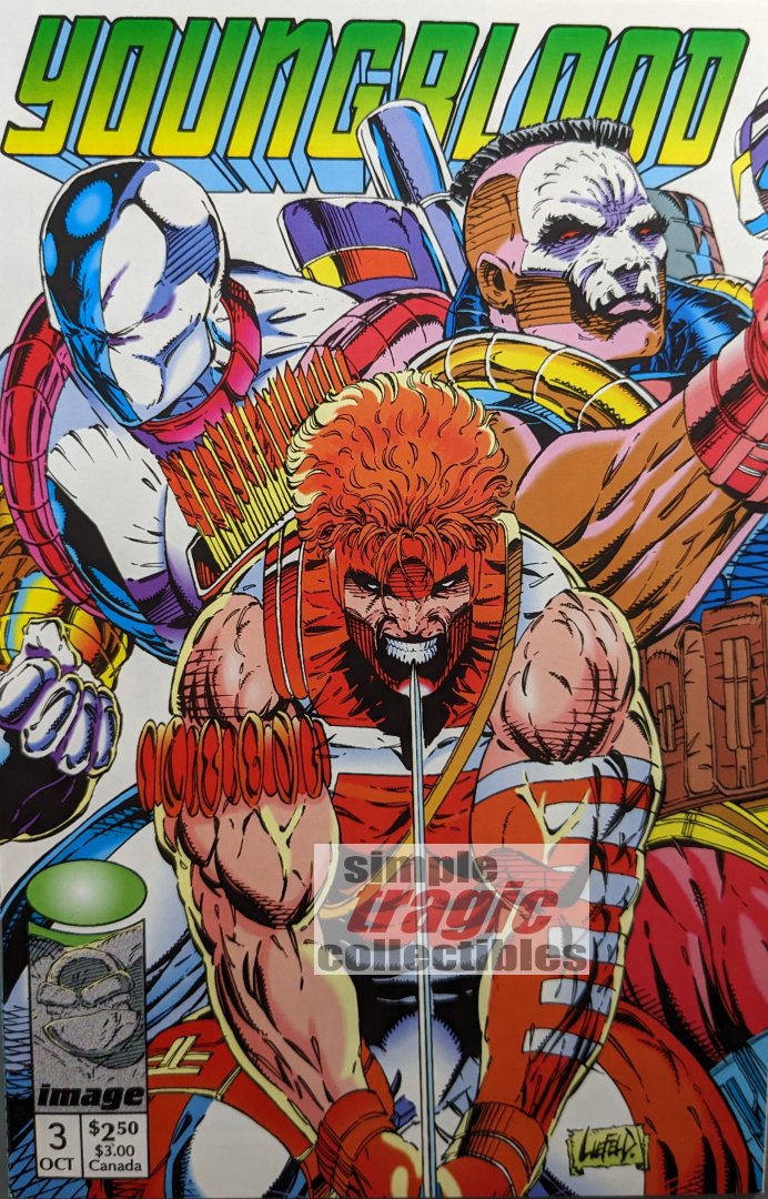 Youngblood #3 Comic Book Cover Art by Rob Liefeld