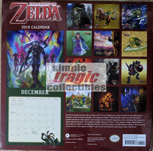 Load image into Gallery viewer, 2018 The Legend Of Zelda Calendar Back Cover
