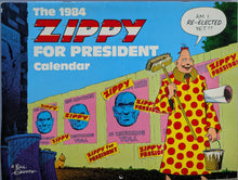 Load image into Gallery viewer, 1984 ZIPPY Calendar Back Cover Art
