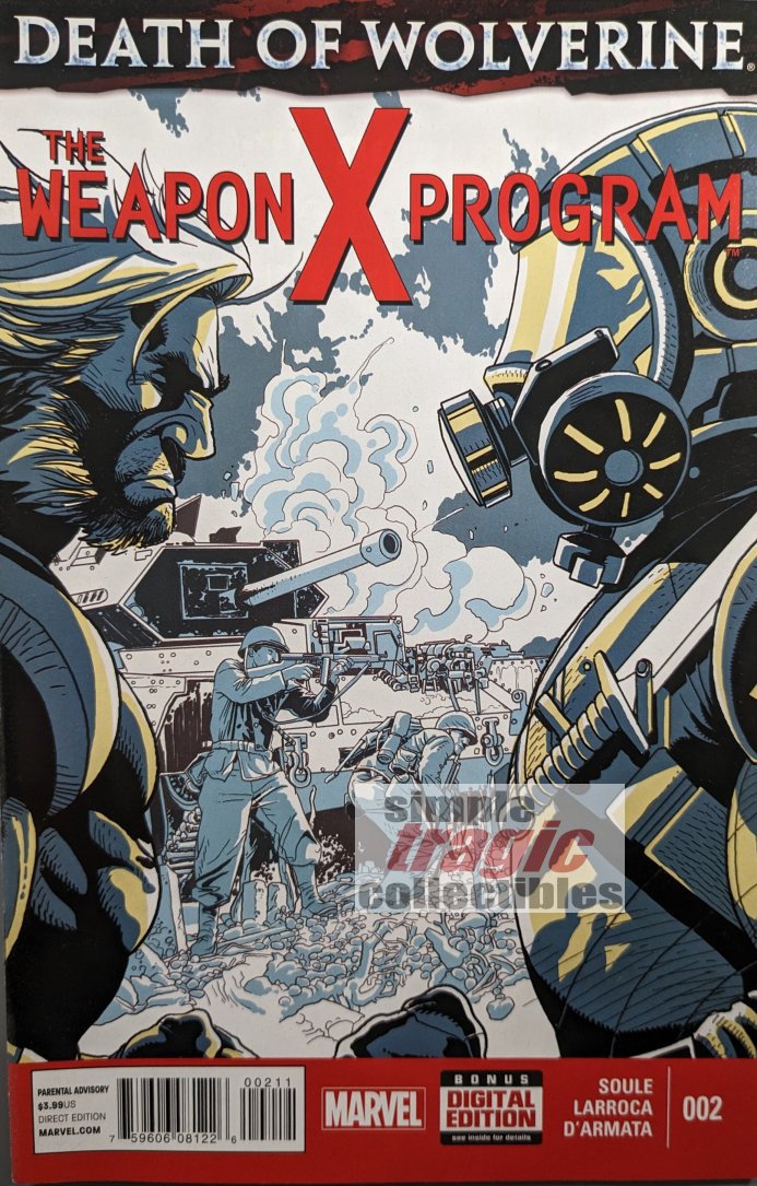 Death Of Wolverine: The Weapon X Program #2 Comic Book Cover Art by Salvador Larroca