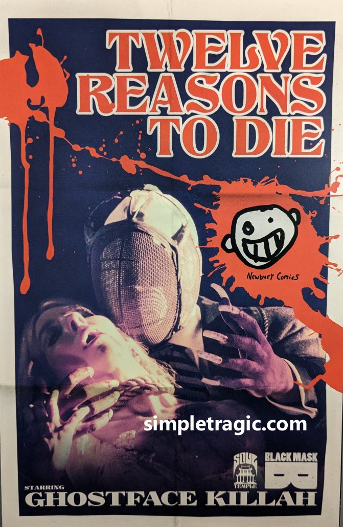 Ghostface Killah 12 Reasons To Die #1 Comic Book Cover Art