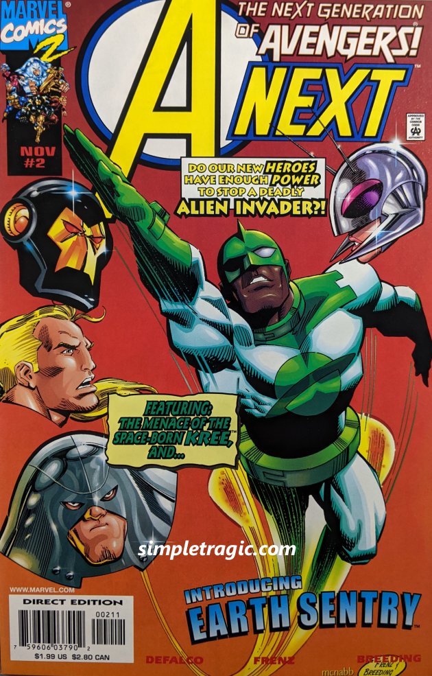 A-Next #2 Comic Book Cover Art