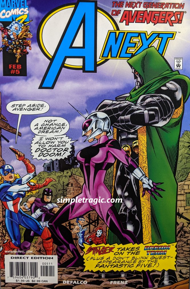 A-Next #5 Comic Book Cover Art
