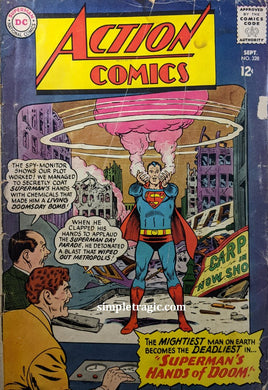 Action Comics #328 Comic Book Cover Art