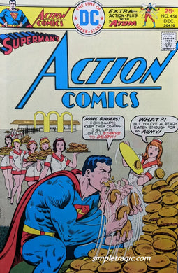 Action Comics #454 Comic Book Cover Art
