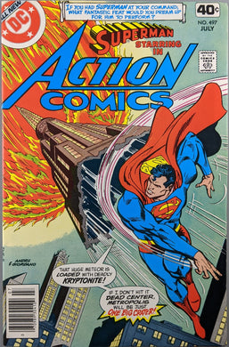 Action Comics #497 Comic Book Cover Art