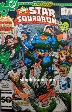 All-Star Squadron #53 Cover by Mike Clark