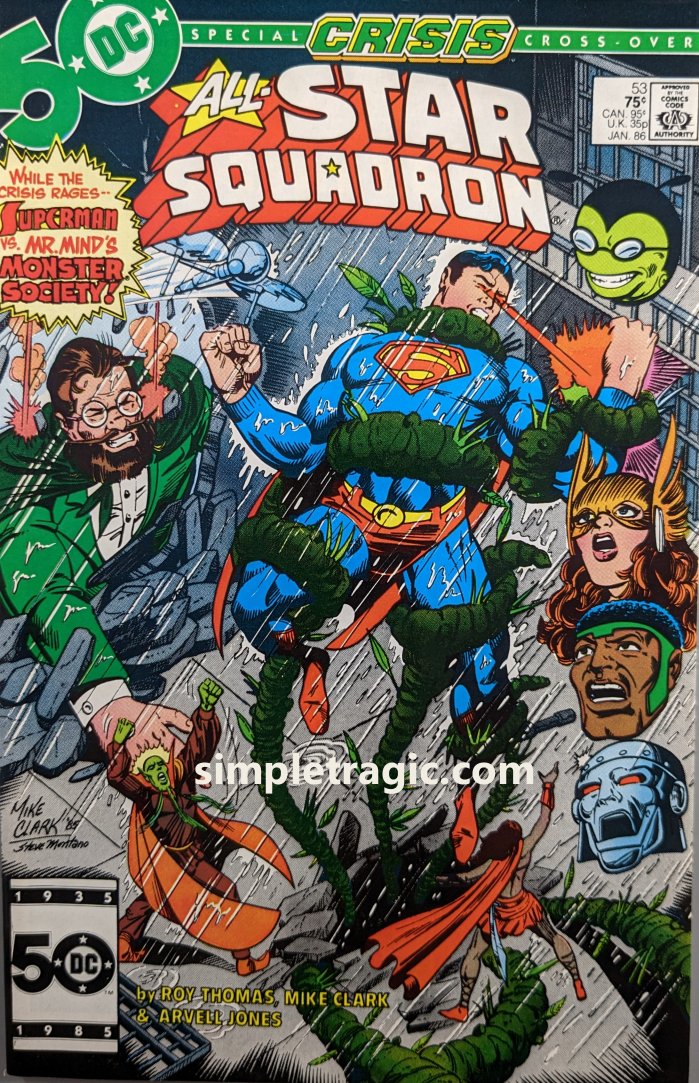 All-Star Squadron #53 Cover by Mike Clark