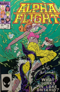 Alpha Flight #14 Comic Book Cover Art by John Byrne