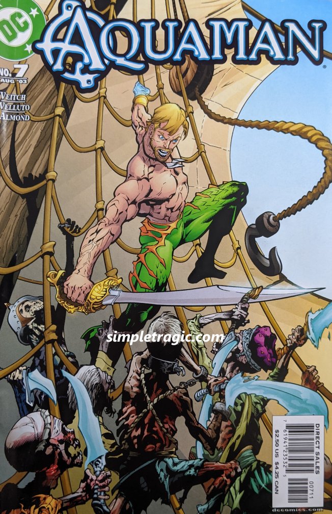 Aquaman #7 Comic Book Cover Art