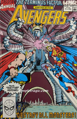 Avengers Annual #19 Comic Book Cover Art