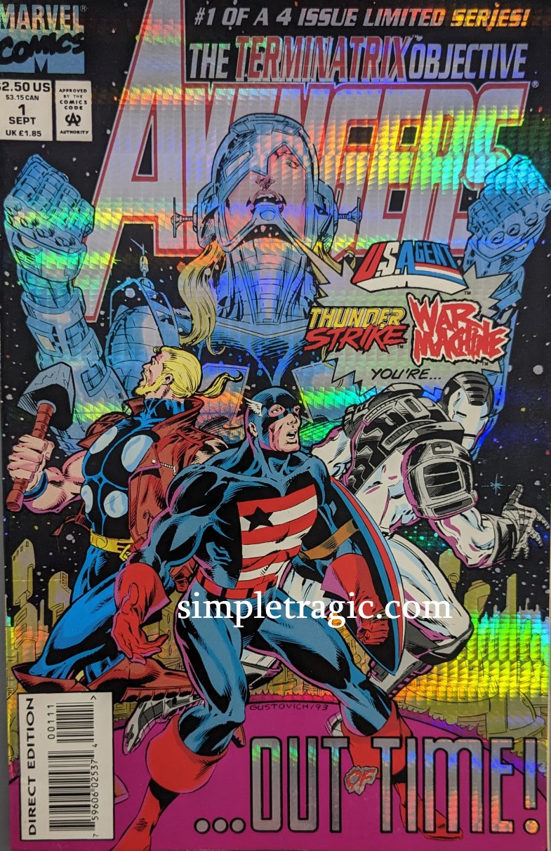 Avengers: The Terminatrix Objective #1 Comic Book Cover Art