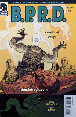 BPRD Plague Of Frogs #1 Comic Book Cover Art