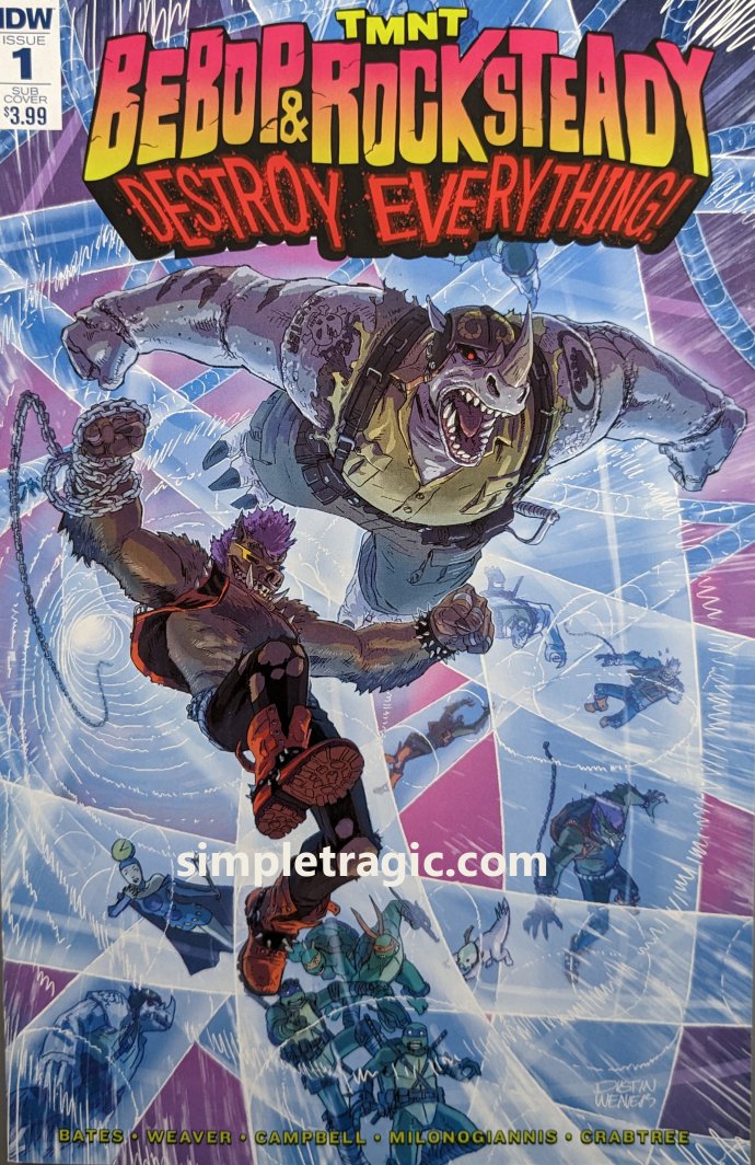 TMNT Bebop Rocksteady Destroy Everything #1 Comic Book