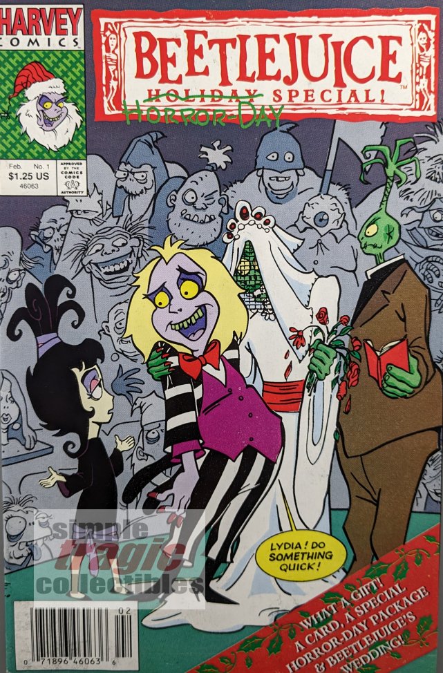 Beetlejuice Holiday Special #1 Comic Book Cover Art