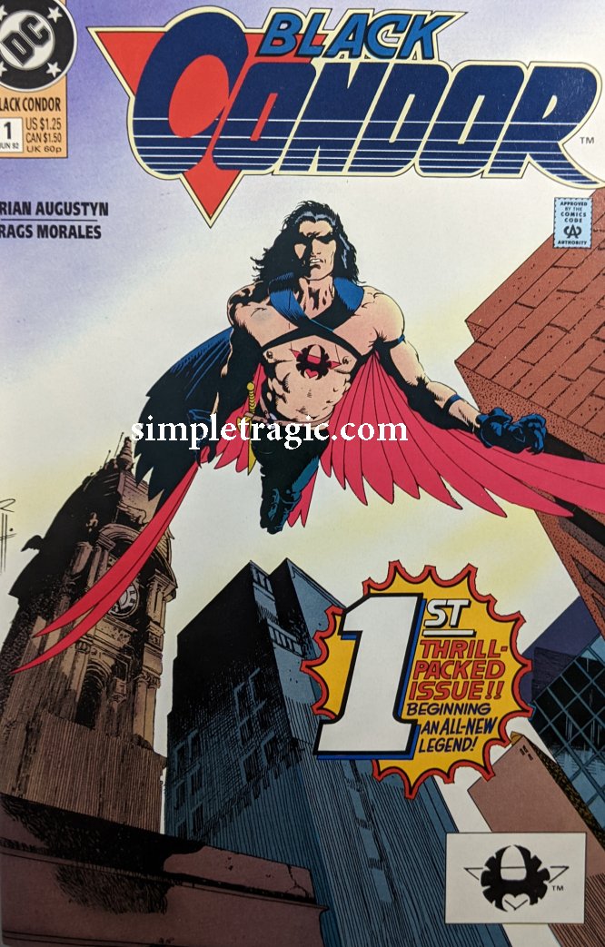 Black Condor #1 Comic Book Cover Art