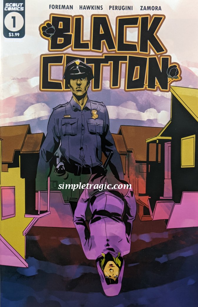 Black Cotton #1 Comic Book Cover Art