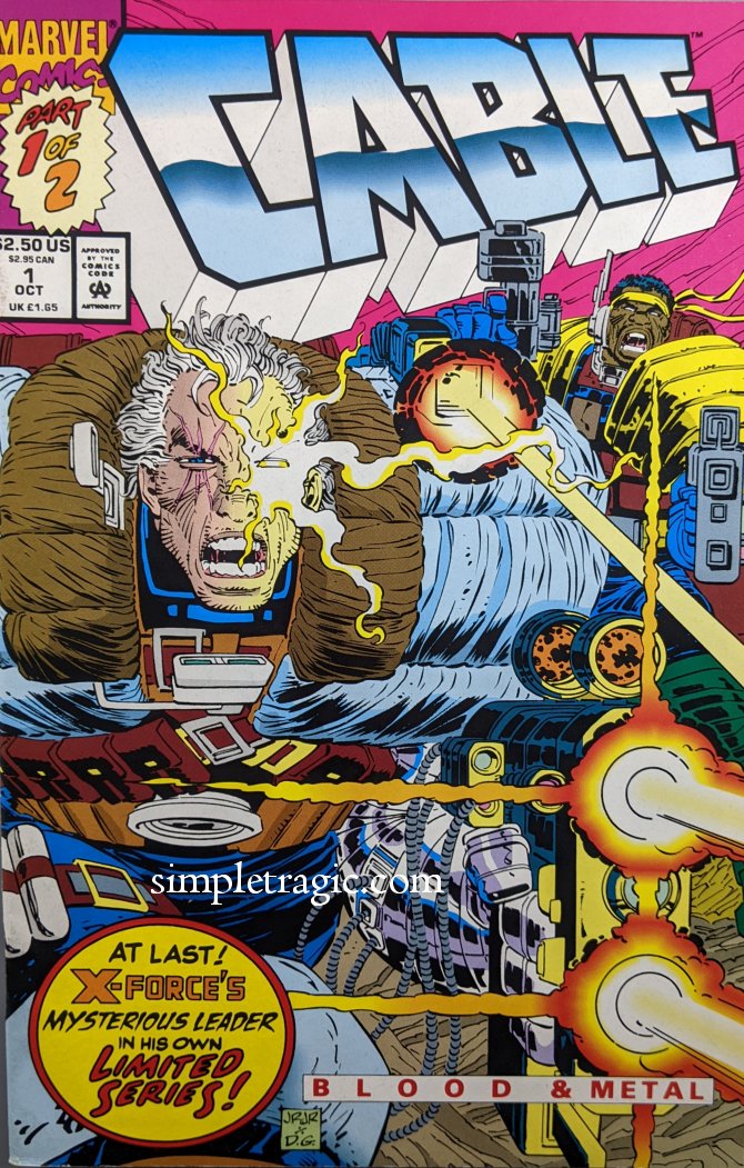 Cable Blood And Metal #1 Comic Book Cover Art