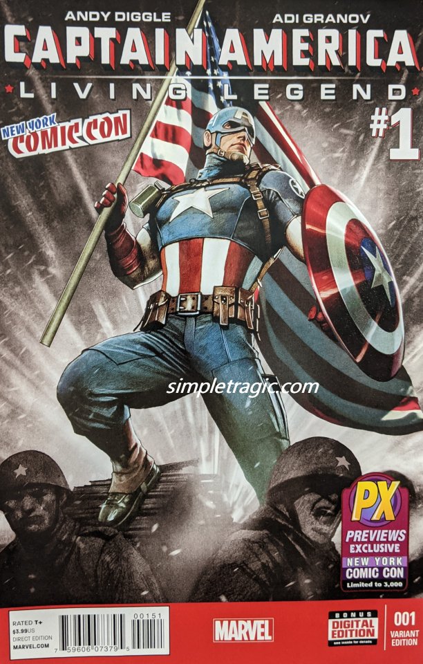 Captain America: Living Legend (2013) #1 (NYCC Exclusive)