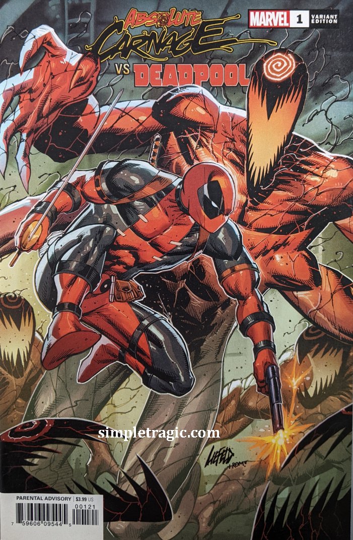 Absolute Carnage Vs Deadpool (2019) #1 (Variant Liefeld)