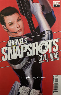 Marvels Snapshots: Civil War Comic Book Cover Art by Alex Ross