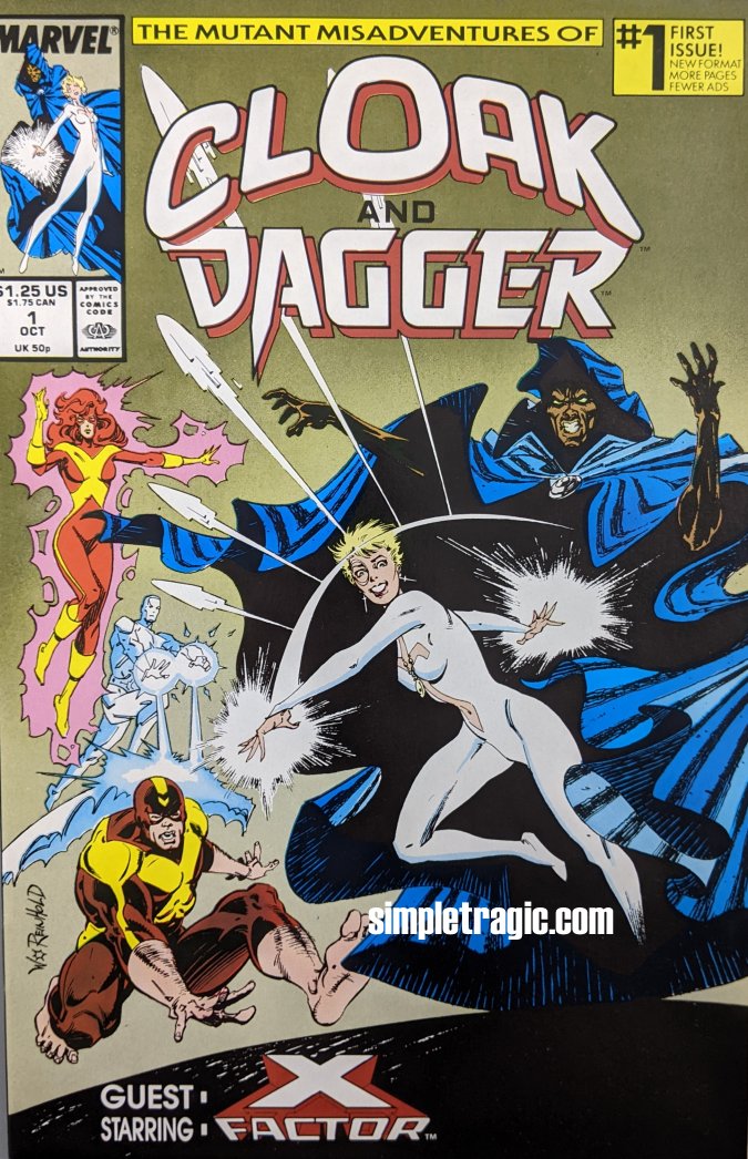 Mutant Misadventures Of Cloak And Dagger #1 Comic Book Cover Art