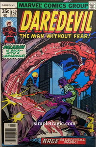 Daredevil #152 Comic Book Cover Art