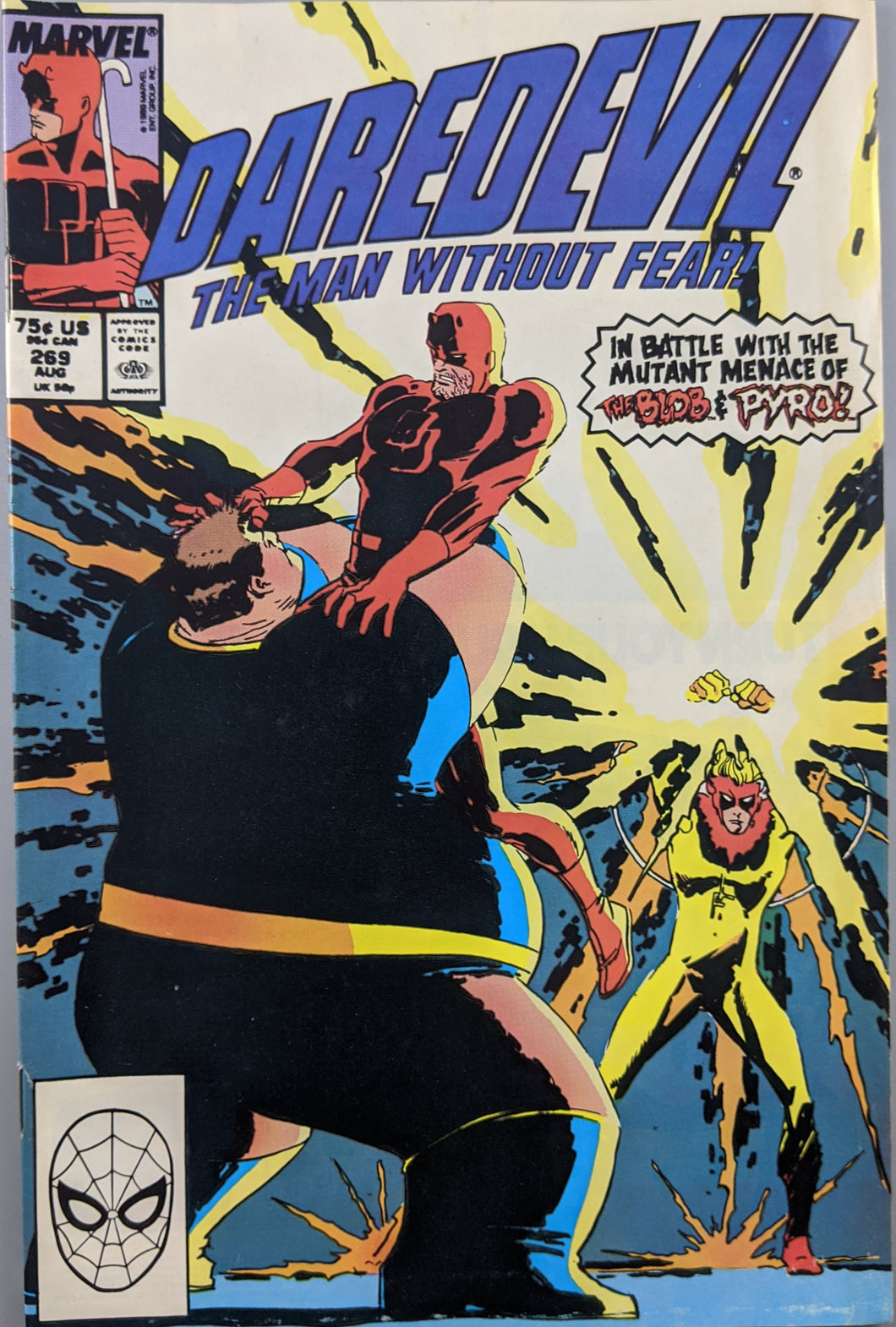 Daredevil #269 Comic Book Cover Art