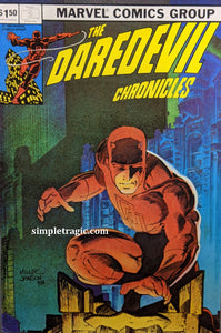 Daredevil Chronicles #1 Comic Book Cover Art by Frank Miller
