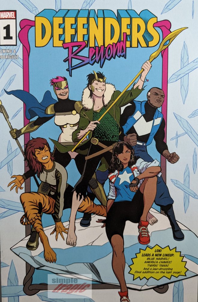 Defenders Beyond #1 Comic Book Cover Art