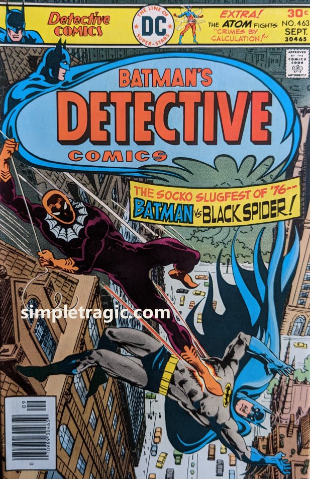 Detective Comics #463 Comic Book Cover art