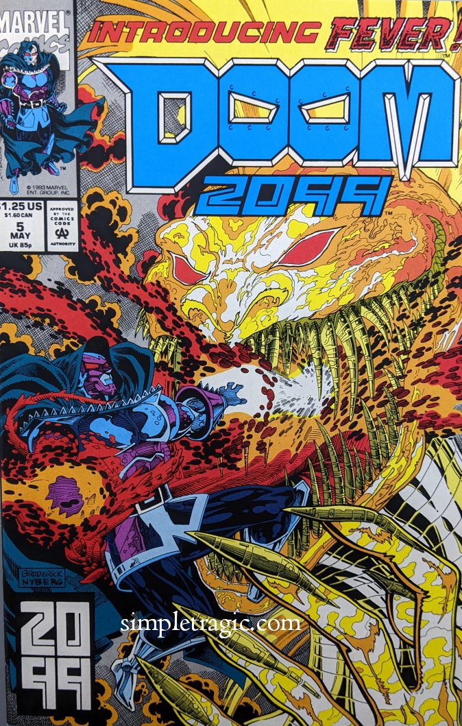 Doom 2099 #5 Comic Book Cover Art