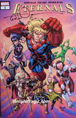Eternals #1 Comic Book Cover Art by Todd Nauck