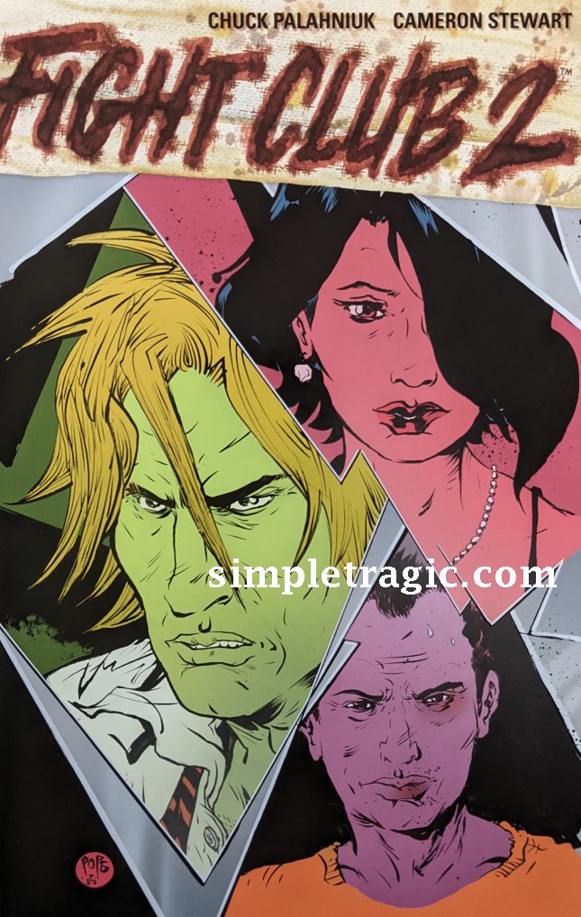 Fight Club 2 #1 Comic Book Cove Art